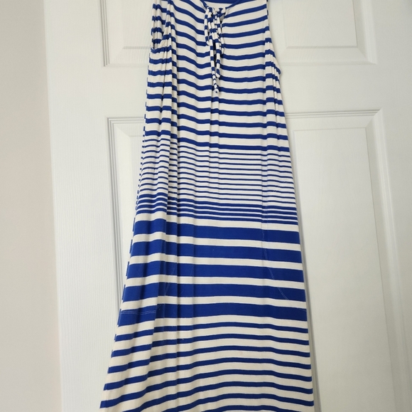 Tommy Bahama XS Blue and White stripe dress/cover up - Picture 3 of 3